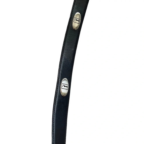 PGA TOUR MEN'S LEATHER BELT, BLACK - Picture 7 of 10